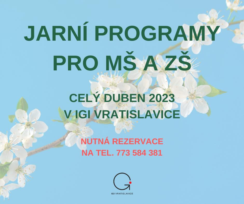 Čtení a zábava: JARNÍ PROGRAMY PRO MŠ A ZŠ